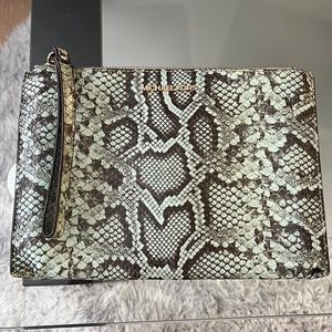Michael Kors snake wristlet
